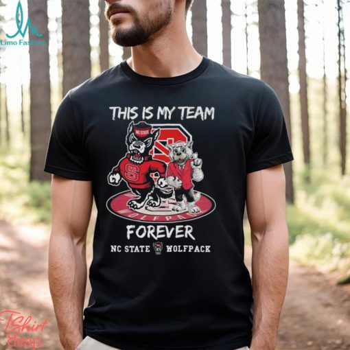This Is My Team Forever NC State Wolfpack Mascot Shirt
