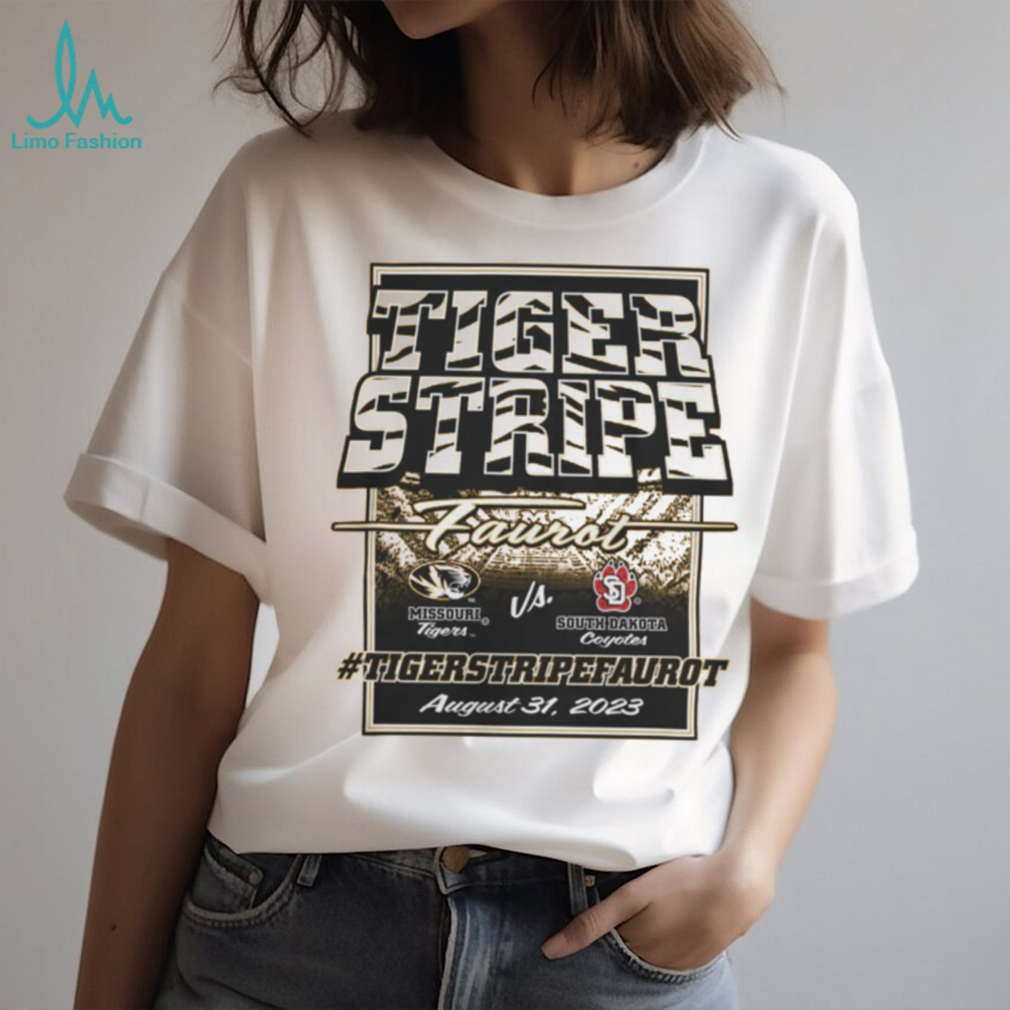 Tiger Stripe 2023 Mizzou Vs South Dakota Football Game Day T Shirt Tiger Stripe 2023 Mizzou Vs South Dakota Football Game Day T Shirt