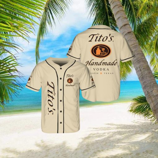 Tito’s Vodka Baseball Jersey for Beer Lovers