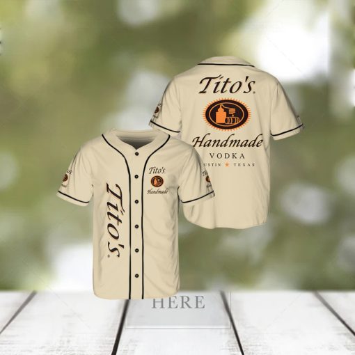 Tito’s Vodka Baseball Jersey for Beer Lovers
