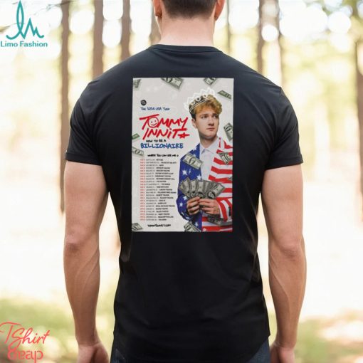 TommyInnit The 2024 USA Tour Poster t shirt