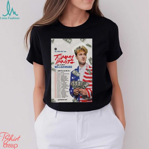 TommyInnit The 2024 USA Tour Poster t shirt