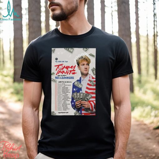 TommyInnit The 2024 USA Tour Poster t shirt