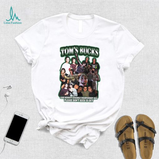 Tom’s Buckets lake Bennett Scrabble Championship 2024 shirt