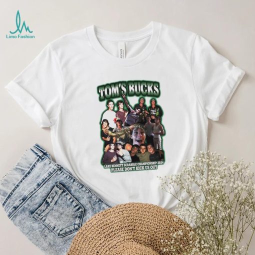 Tom’s Buckets lake Bennett Scrabble Championship 2024 shirt