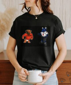 Top Cleveland Browns VS Houston Texans NFL 2024 mascot cartoon football shirt