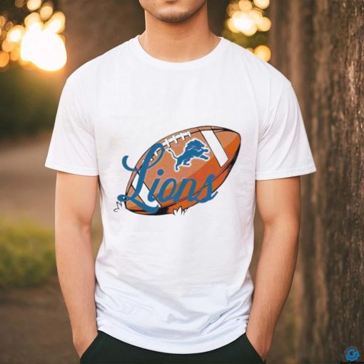 Top Detroit Lions Nfl Ball Logo Shirt