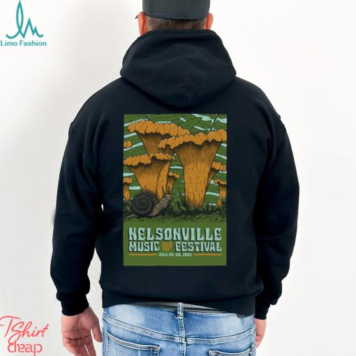 Top Nelsonville Music Fest July 26–28, 2024 at Snow Fork Event Shirt