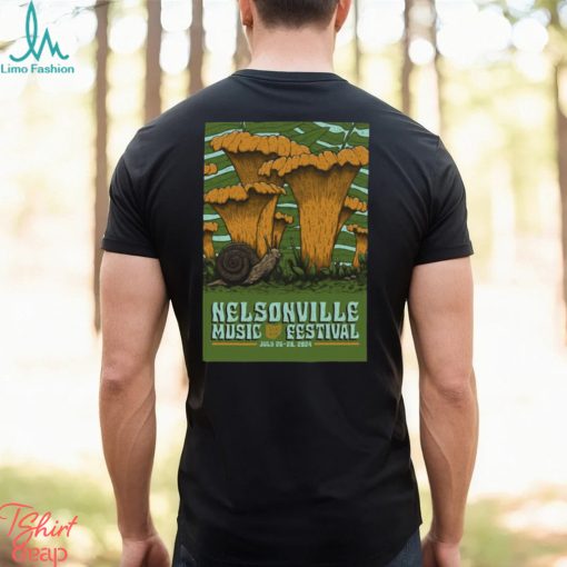Top Nelsonville Music Fest July 26–28, 2024 at Snow Fork Event Shirt