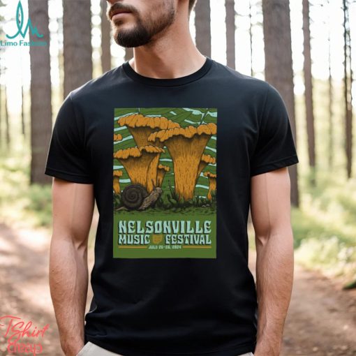 Top Nelsonville Music Fest July 26–28, 2024 at Snow Fork Event Shirt