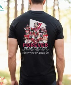 Top alabama Crimson Tide football forever not just when we win signatures 2024 shirt