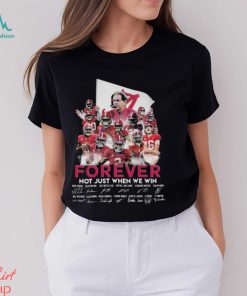 Top alabama Crimson Tide football forever not just when we win signatures 2024 shirt
