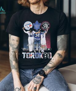 Toronto Blue Jays Toronto Maple Leafs Toronto Raptors Signature Toronto T shirt For Fans