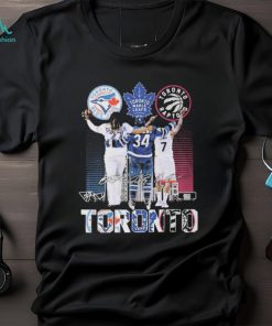 Toronto Blue Jays Toronto Maple Leafs Toronto Raptors Signature Toronto T shirt For Fans