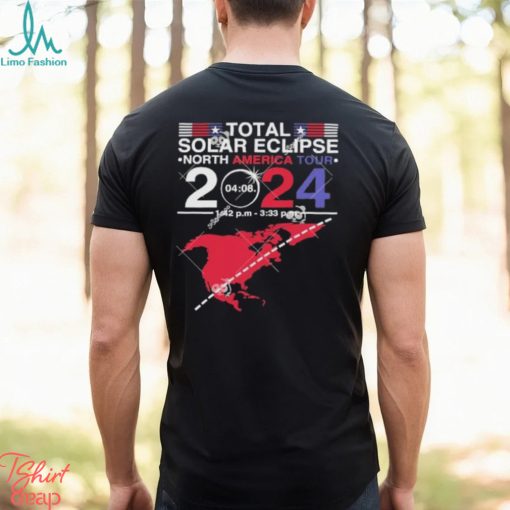 Total Solar Eclipse North American Tour 2024 April 8 Path Shirt