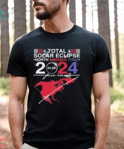 Total Solar Eclipse North American Tour 2024 April 8 Path Shirt