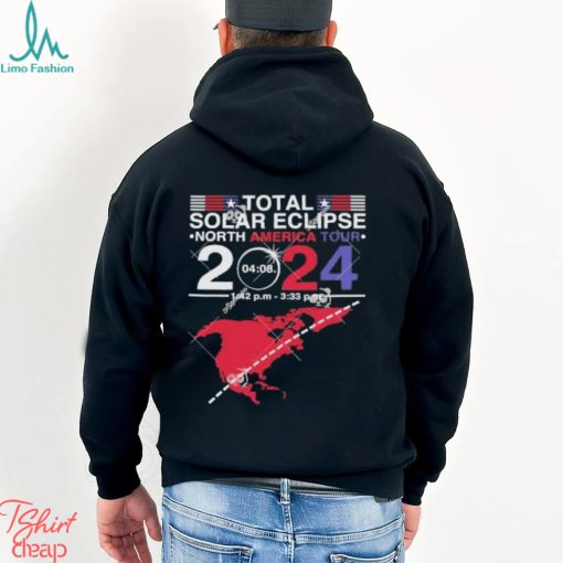 Total Solar Eclipse North American Tour 2024 April 8 Path Shirt
