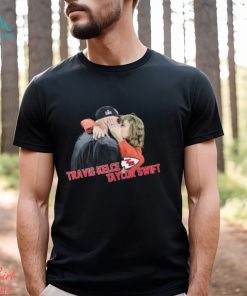 Travis Kelce And Taylor Swift Kisses Moment When Kansas City Chiefs Defeat Baltimore Ravens And Become AFC Champion Go To Super Bowl LVIII 2023 2024 Go Kansas City Swifties Limited T Shirt