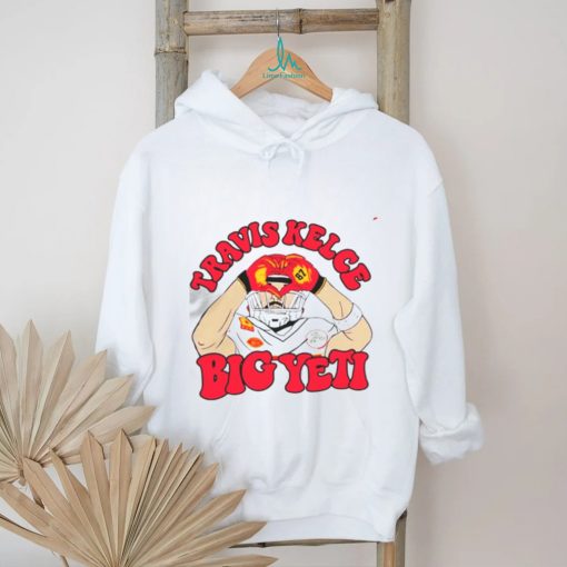 Travis Kelce Big Yeti Heart Hands Kansas City Chiefs Shirt