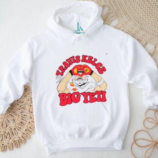 Travis Kelce Big Yeti Heart Hands Kansas City Chiefs Shirt