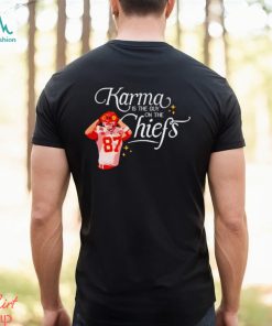 Travis Kelce Karma is the guy on the Chiefs shirt