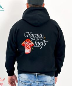 Travis Kelce Karma is the guy on the Chiefs shirt