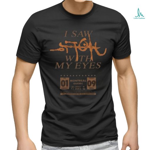 Travis Scott Circus Maximus Tour 2024 I Saw Utopia With My Eyes Montreal Quebec Canada Tour January 9 Two Sides Print Unisex T Shirts