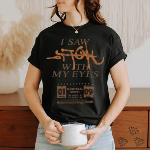 Travis Scott Circus Maximus Tour 2024 I Saw Utopia With My Eyes Montreal Quebec Canada Tour January 9 Two Sides Print Unisex T Shirts