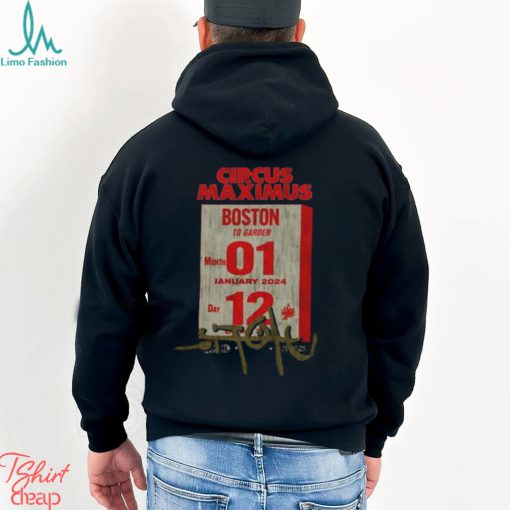 Travis Scott UTOPIA Is In Boston Tee II Circus Maximus Tour 2024 January 12 T Shirt