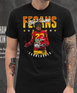 Tre’Quon Fegans number 23 USC Trojans football player helmet cornerback pose shirt