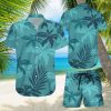 Busch Light Hawaiian Shirt, Sea Island Pattern Hawaiian Shirts And Short Summer Beach Set