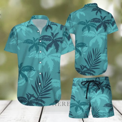 Tree Floral Hawaiian Shirts And Short Summer Beach Set