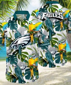 Trending NFL Philadelphia Eagles Flower Summer Hawaiian Shirt