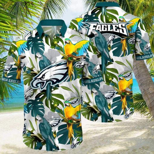 Trending NFL Philadelphia Eagles Flower Summer Hawaiian Shirt