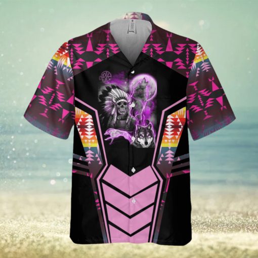 Tribe Design Native American Hawaiian Shirt 3D