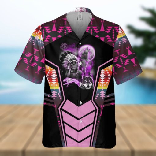 Tribe Design Native American Hawaiian Shirt 3D