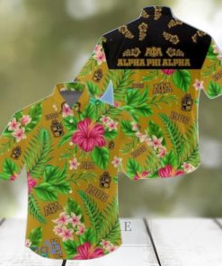 Tropcial Alpha Phi Alpha Hawaiian Shirt For Men And Women