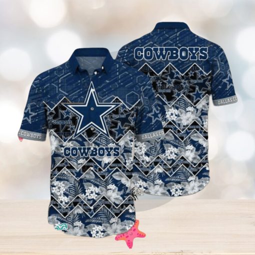 Tropical Dallas Cowboys Theme Hawaiian Shirt Aloha Spirit Sports