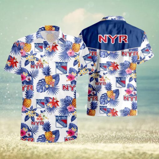 Tropical Fruit New York Rangers Full Printed Hawaiian Shirt And Short