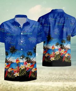 Tropical Miami Dolphins Parrot Hawaiian Shirt And Short