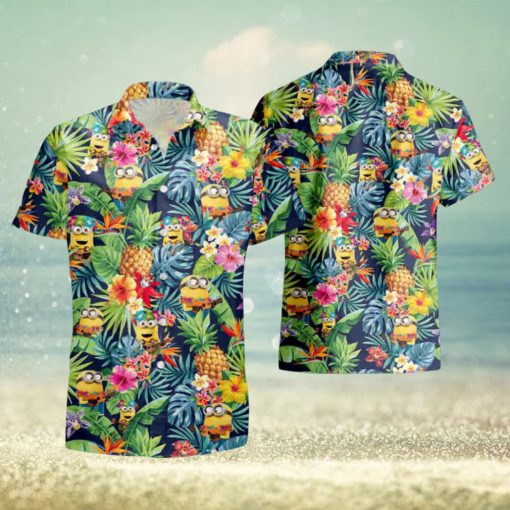 Tropical Minions All Over Print Hawaiian Shirt And Short