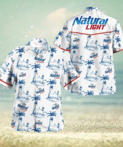 Tropical Natural Light Button Hawaiian Shirt