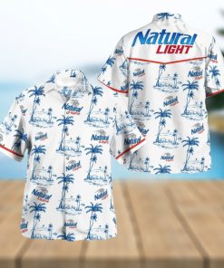 Tropical Natural Light Button Hawaiian Shirt