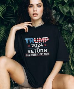 Trump 2024 T Shirt The Return Political Republican Party Conservative DJT Shirt