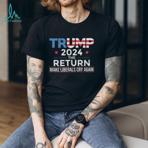 Trump 2024 T Shirt The Return Political Republican Party Conservative DJT Shirt