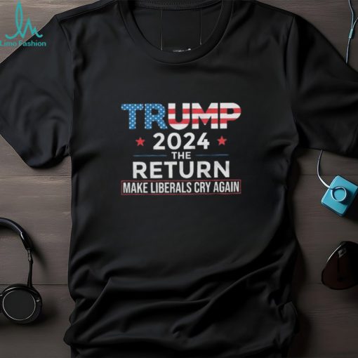 Trump 2024 T Shirt The Return Political Republican Party Conservative DJT Shirt