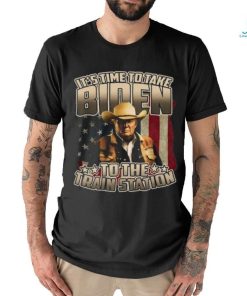 Trump It's Time to Take Biden to The Train Station Shirt