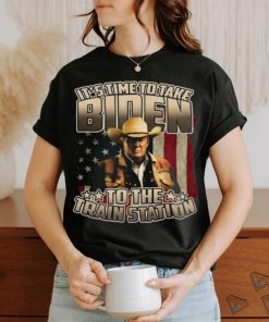 Trump It's Time to Take Biden to The Train Station Shirt