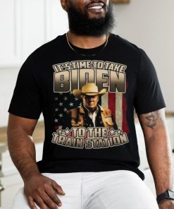 Trump It's Time to Take Biden to The Train Station Shirt