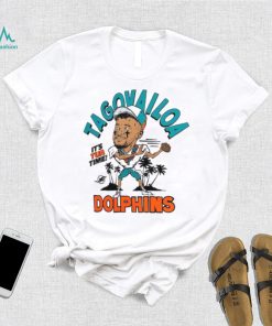 Tua Tagovailoa Miami Dolphins Homage Caricature Player Tri Blend T Shirt